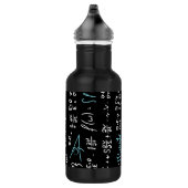 Mathematik formuliert Mathematik Physik Lehrer Edelstahlflasche (Rechts)