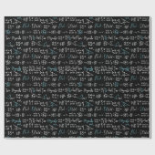 Mathematik formuliert Mathematik Physik Lehrer Geschenkpapier (Flach)