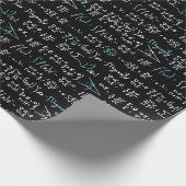 Mathematik formuliert Mathematik Physik Lehrer Geschenkpapier (Ecke)