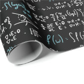 Mathematik formuliert Mathematik Physik Lehrer Geschenkpapier (Rolleneckpunkt)