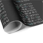 Mathematik formuliert Mathematik Physik Lehrer Geschenkpapier (Rolleneckpunkt)