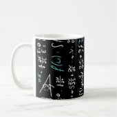 Mathematik formuliert Mathematik Physik Lehrer Kaffeetasse (Links)