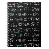 Mathematik formuliert Mathematik Physik Lehrer Notizblock (Vorderseite)