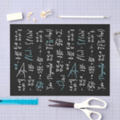 Mathematik formuliert Mathematik Physik Lehrer Seidenpapier (Handwerk)