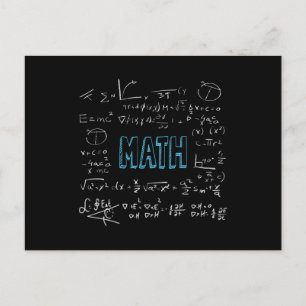 Mathematik formuliert Mathematik Postkarte