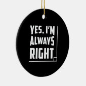 Mathematik Funny Gift Keramik Ornament (Rechts)