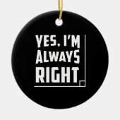 Mathematik Funny Gift Keramik Ornament (Vorne)