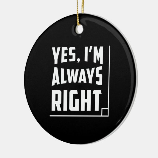 Mathematik Funny Gift Keramik Ornament (Links)