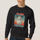 Mathematik für eine Mathe Genius Science Cat Sweatshirt (Vorderseite)