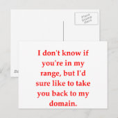 Mathematik-Geek-Liebe Postkarte (Vorne/Hinten)