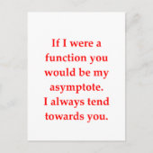 Mathematik-Geek-Liebe Postkarte (Vorderseite)