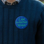 Mathematik Genie, Mathematik-Zauberkind Button