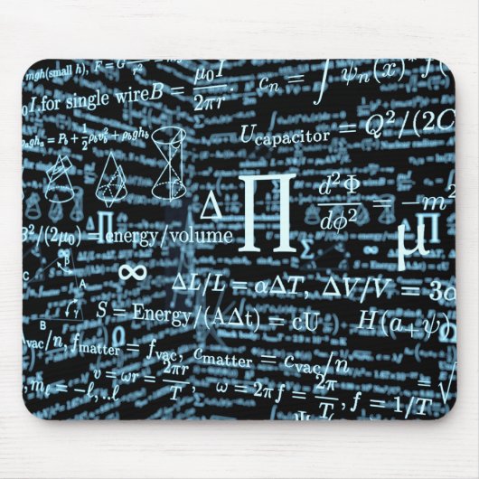 Mathematik Geometrie Algebra Mousepad (Vorne)