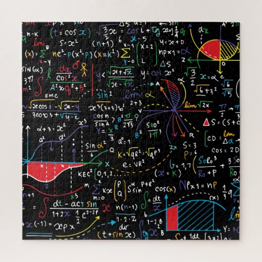 Mathematik Geometrie Puzzle (Vertikal)