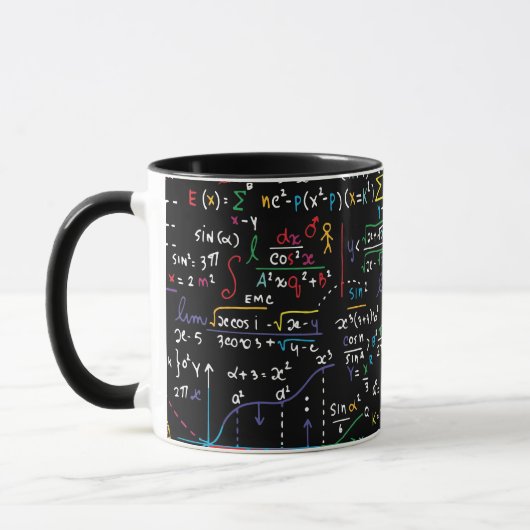 Mathematik Geometrie Schüler Lehrer Tasse (Links)