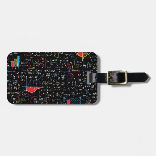 Mathematik Gepäckanhänger (Vorderseite horizontal)