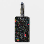 Mathematik Gepäckanhänger (Rückseite vertikal)