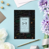 Mathematik gleicht mathematische Formeln zum Gebur Acryleinladungen (In Situ (Hochzeit))