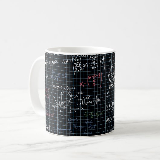 Mathematik Gleichung für Mathematik Geek Lehrer St Kaffeetasse (Vorderseite Links)