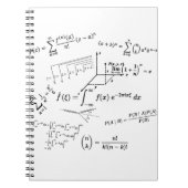 Mathematik-Gleichungen und Formeln Notizblock (Vorderseite)