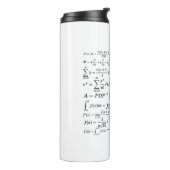 Mathematik-Gleichungen und Formeln Thermosbecher (Nach links gedreht)
