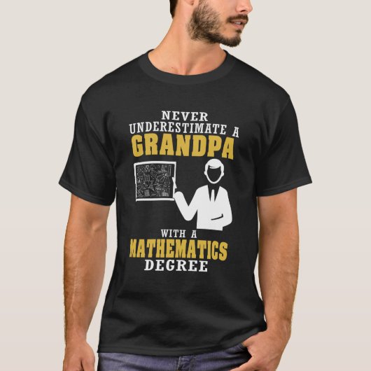 Mathematik-Grad-Großvater T-Shirt (Vorderseite)