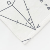 Mathematik Handgeschriebene Berechnungen Illustrat Fleecedecke (Ecke)