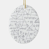 Mathematik Handgeschriebene Berechnungen Illustrat Keramik Ornament (Rechts)