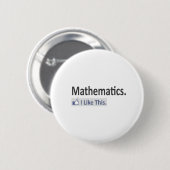 Mathematik... Ich mag das Button (Vorne & Hinten)