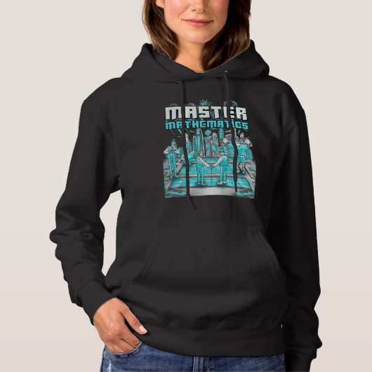 Mathematik Informatik Uni Master Uni Gr Hoodie (Vorderseite)