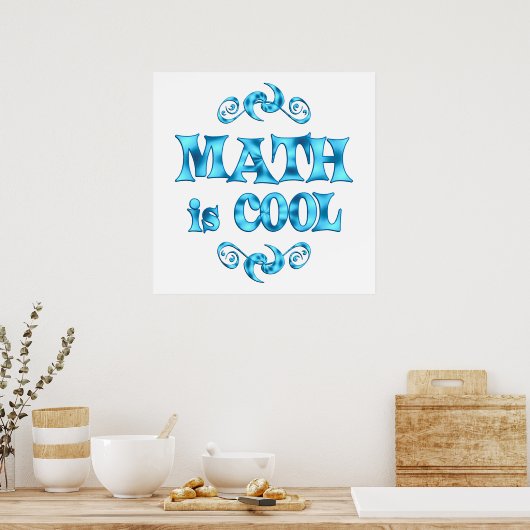 Mathematik ist Cool Poster (Küche)