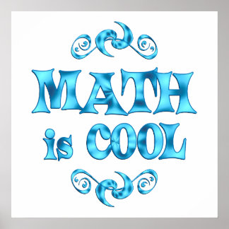 Mathematik ist Cool Poster