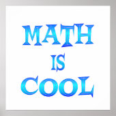 Mathematik ist Cool Poster (Vorne)