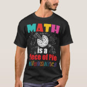 Mathematik ist ein Stück Kuchenmathematik T-Shirt (Vorderseite)