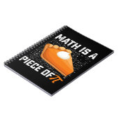 Mathematik ist ein Stück Pi-Day-Pie-Mathematik Notizblock (Linke Seite)