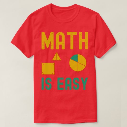 Mathematik ist einfache Geometrie 7 T-Shirt (Design vorne)