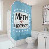 Mathematik ist unterspülter Duschvorhang (Beispiel)