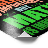 Mathematik ist wichtig für Lehrer Mathematische Ma Fotodruck (Ecke)