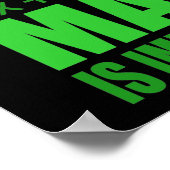 Mathematik ist wichtig für Lehrer Mathematische Ma Poster (Ecke)