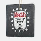 Mathematik ist wirklich nicht so schlimm keramikornament (Links)