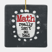 Mathematik ist wirklich nicht so schlimm keramikornament (Rückseite)