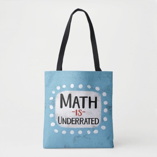 Mathematik ist zu viel Beutel Tasche (Vorderseite)