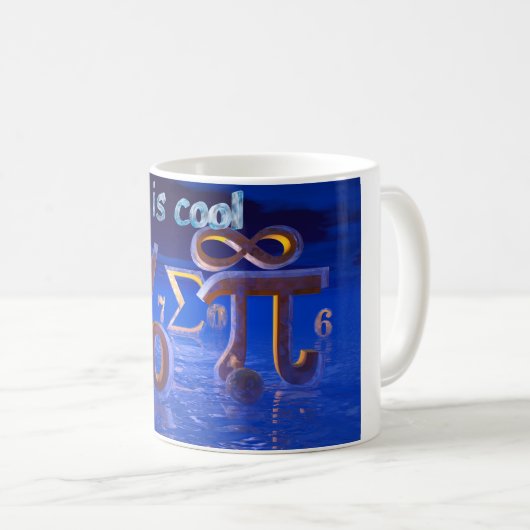 Mathematik Kaffeetasse (VorderseiteRechts)