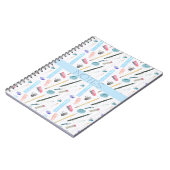 MATHEMATIK-KLASS BLAU AQUA ROSA NOTIZBUCH NOTIZBLOCK (Linke Seite)