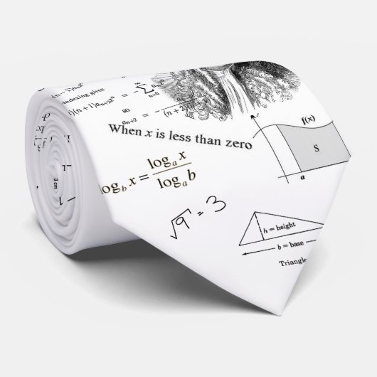 Mathematik-Krawatte Krawatte (Gerollt)