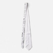 Mathematik-Krawatte Krawatte (Rückseite)