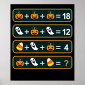 Mathematik Lehrer Gleichung Mathematik Mathematik Poster (Vorne)