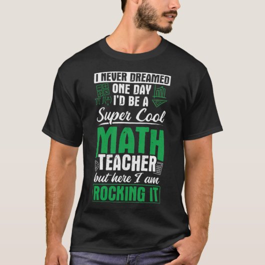 Mathematik Lehrer kiddinx Fernsehserie T-Shirt (Vorderseite)