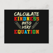 Mathematik Lehrer Kindness Mathematik Mathematik S Einladungspostkarte (Vorderseite)