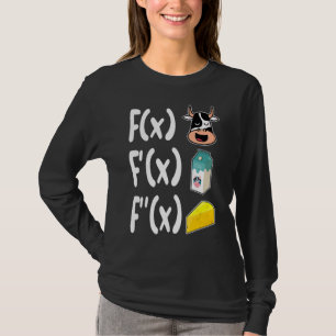 Mathematik Lehrer Kuh Milchkäse Mathematik Analysi T-Shirt